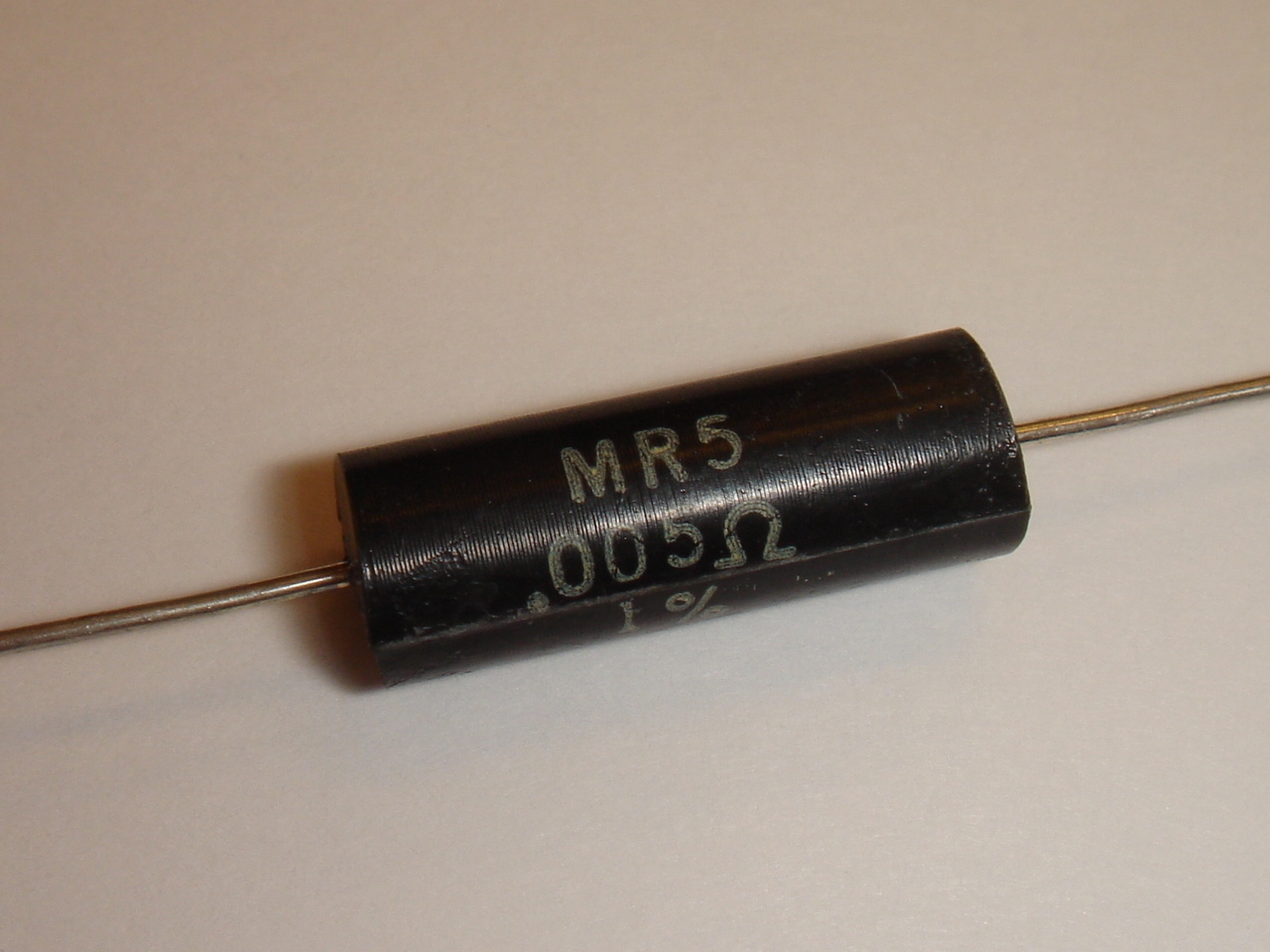 MR Series Molded Axial Leaded Current Sense Resistors For Automated Placement